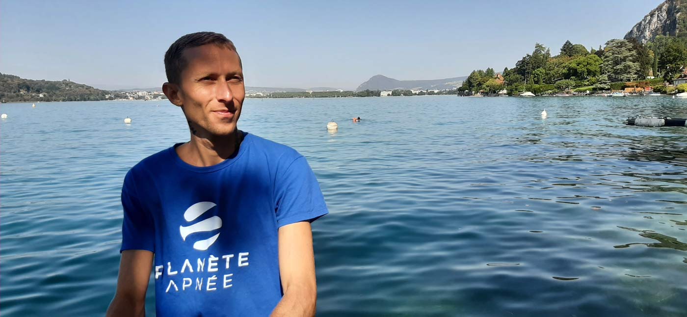 simon apnée lac annecy