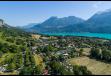 vue aérienne camping les fontaines