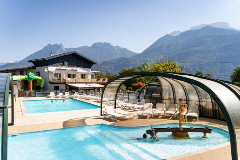 piscine couverte camping la ferme annecy