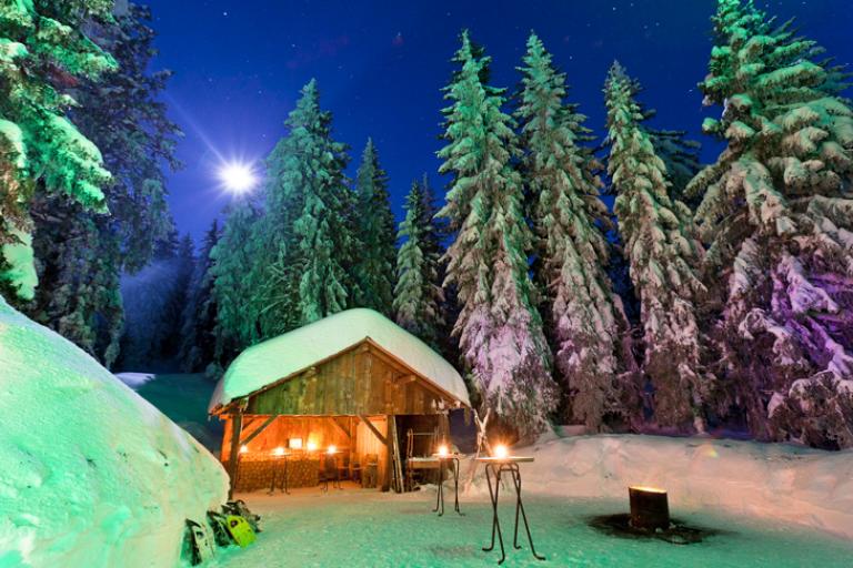 chalet hiver