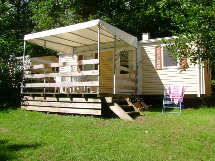 mobil home terrasse