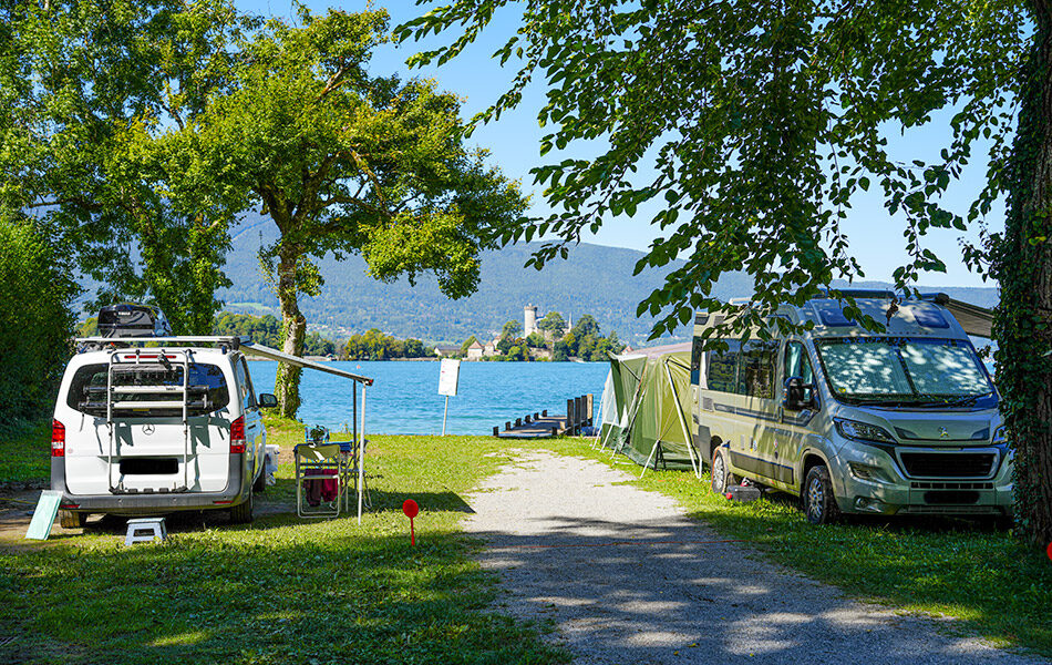 camping du lac à annecy