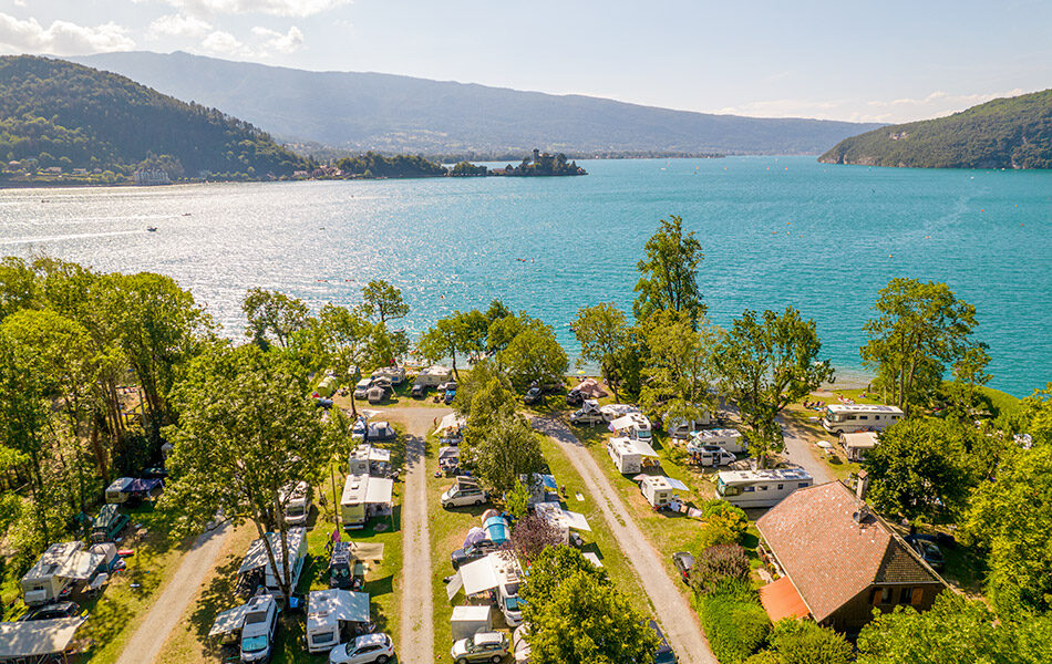 camping du lac à annecy