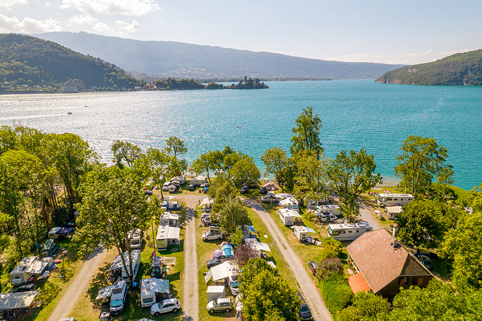 camping du lac à annecy