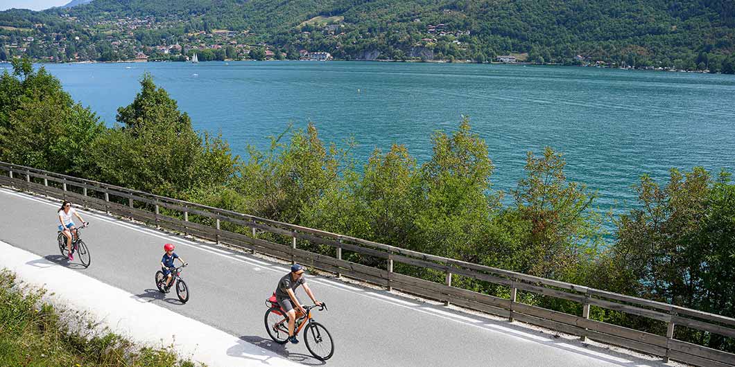 cyclotourisme lac annecy