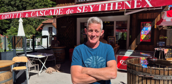 votre guide Christophe aux grotte et cascade de Seythenex Annecy, lac Annecy